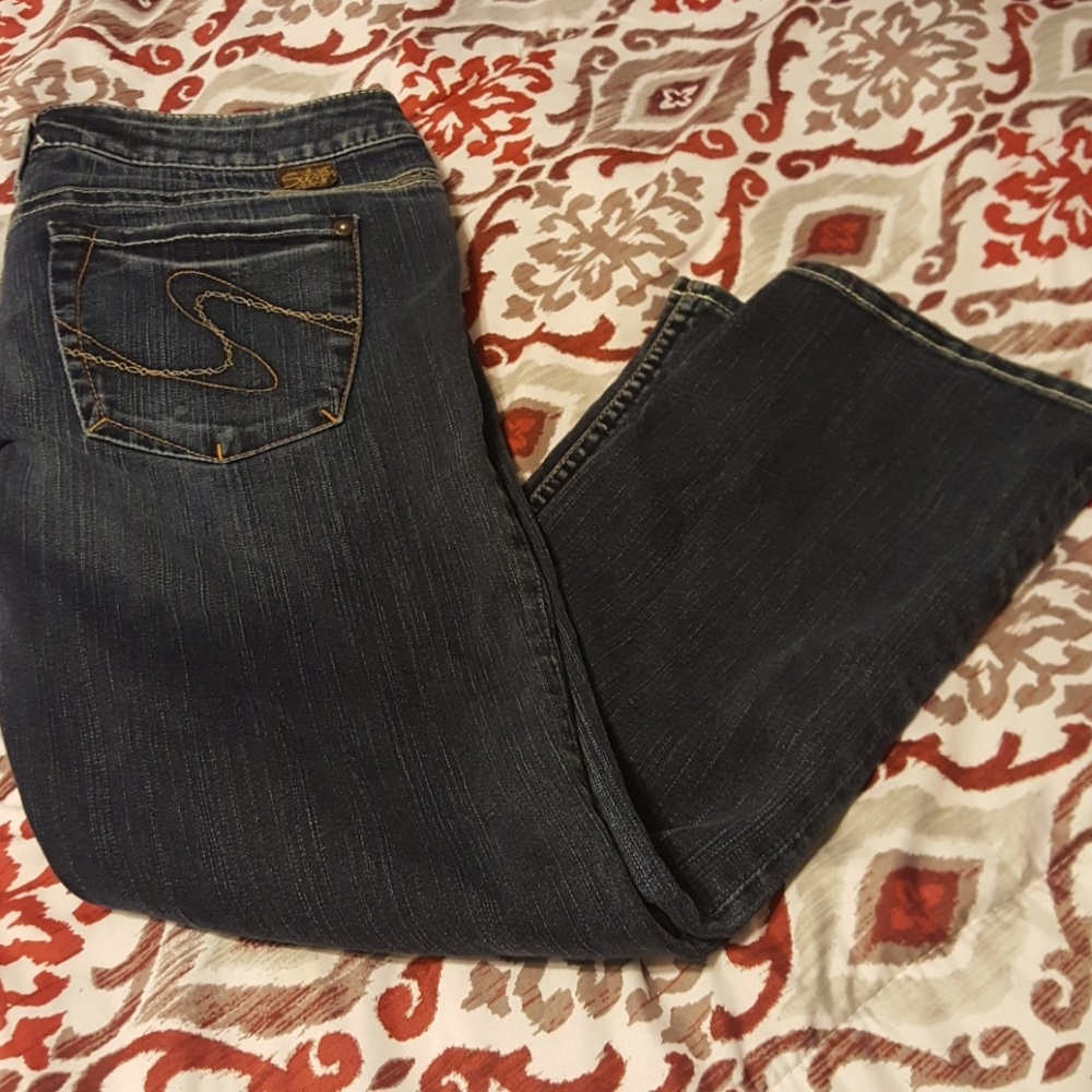 Silver capri, 32 x 25 ( ankle )